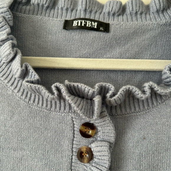 BTFBM Ruffled Sweater - Picture 3 of 5